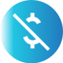 No build or maintenance costs for service providers