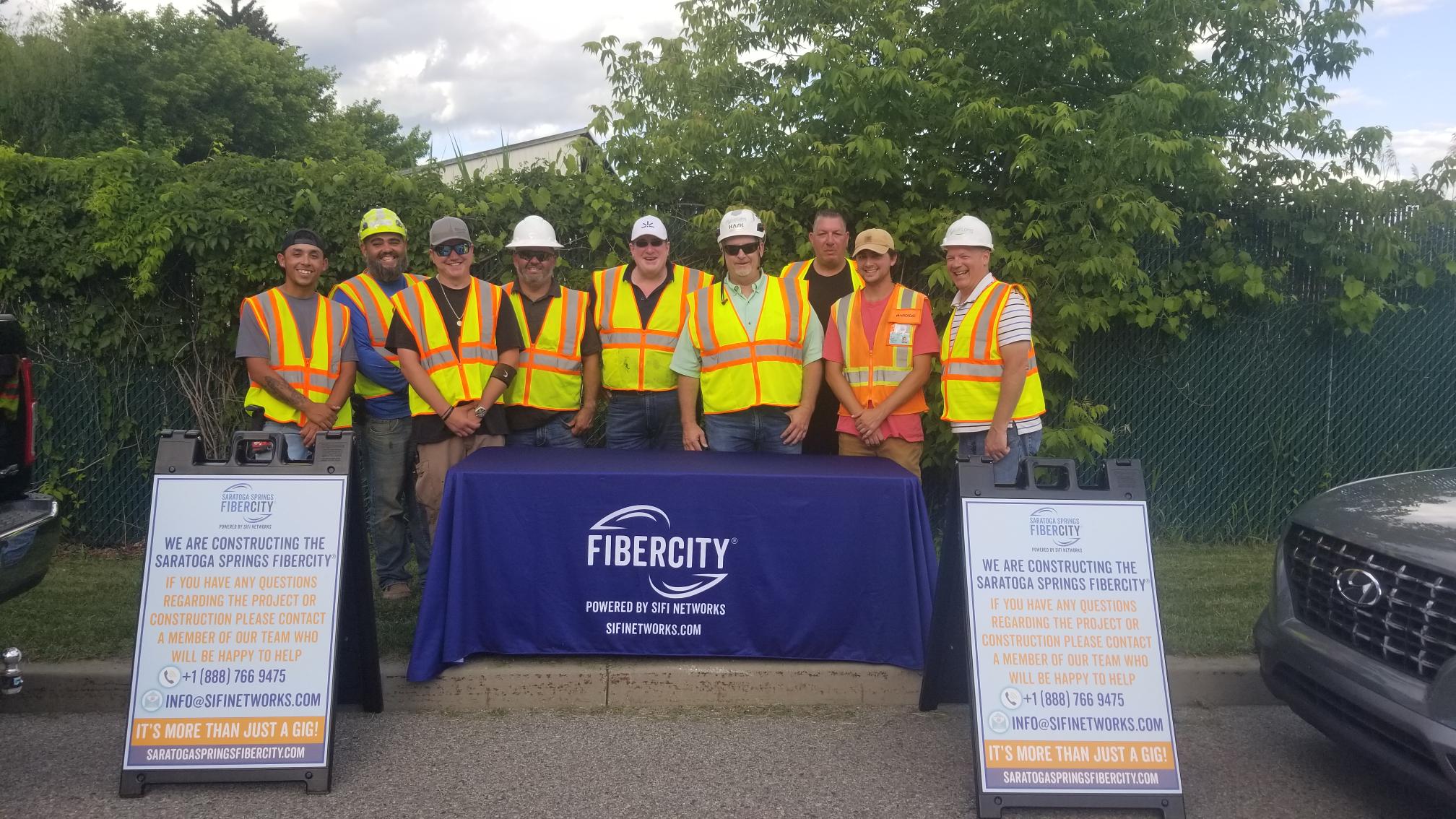 WITH WIDE COMMUNITY SUPPORT, CITY DPW AND SIFI NETWORKS GET READY FOR THE NEXT PHASE OF $32 MILLION SARATOGA SPRINGS FIBERCITY® PROJECT