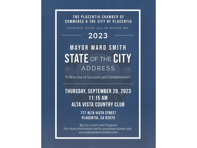 Placentia FiberCity® Sponsor 2023 State of the City Address