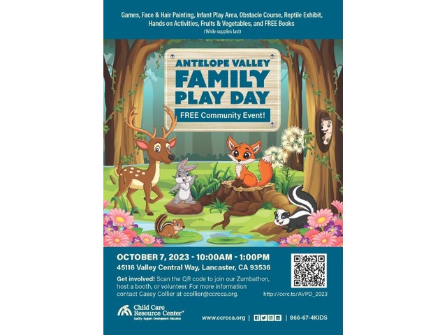 Palmdale FiberCity® to Participate in the Antelope Valley Family Play Day!